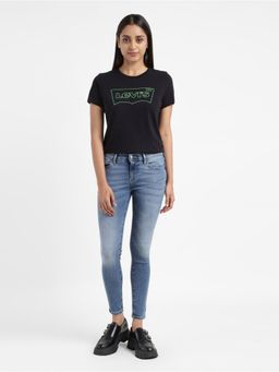 Levi's - Women Blue Solid Super Skinny Fit Jeans