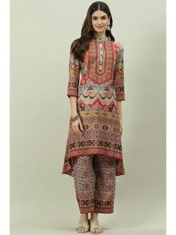 Biba - Beige & Multi Printed Palazzo (Set of 2)