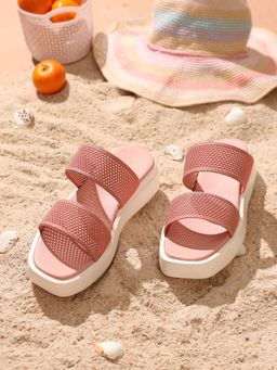 GNIST - Flatform Pink Sandal Heels