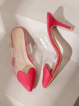 GNIST - Love Heart Transparent Red Heels