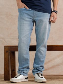 WROGN - Casual Heavy Fade Slim Fit Light Blue Jeans