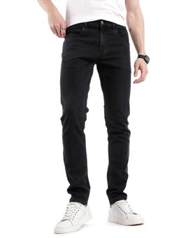 WROGN - Casual Black Slim Fit Denim Jeans