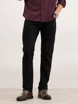 WROGN - Black Slim Fit Solid Denim Jeans