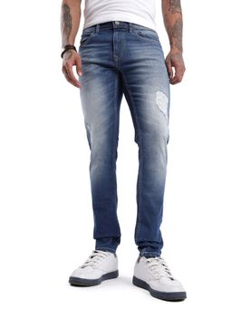 WROGN - Distressed Blue Blaze Denim Jeans
