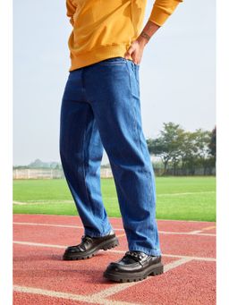 WROGN - Medstone Blue Loose Fit Jeans