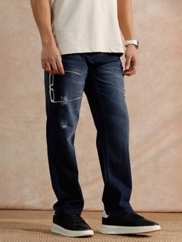 WROGN - Distressed Blue Anti Fit Jeans