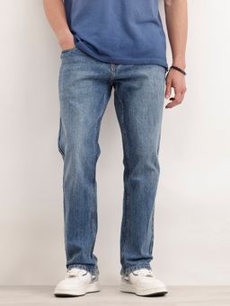 WROGN - Heavy Fade Anti Fit Blue Jeans