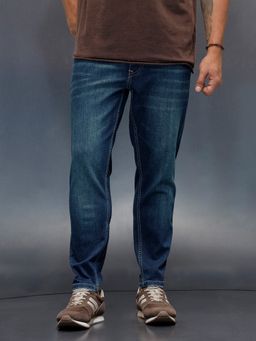 WROGN - Men Casual Skinny Crop Fit Blue Jeans