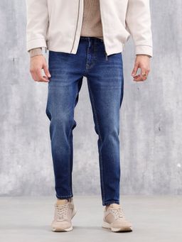 WROGN - Men Casual Skinny Crop Blue Jeans