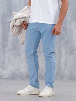 WROGN - Men Casual Blue Slim Fit Jeans