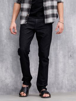 WROGN - Black Casual Men Slim Fit Jeans