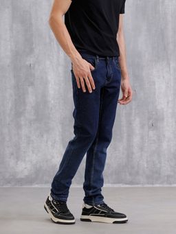 WROGN - Dark Blue Light Fade Slim Fit Jeans