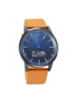 Titan - Connected Plus 90120Ql01-Blue Analog Watch For Men