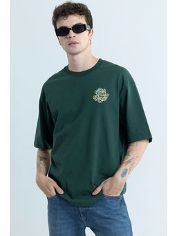 Snitch - Men Green Times Like These Relaxed Fit T-Shirt