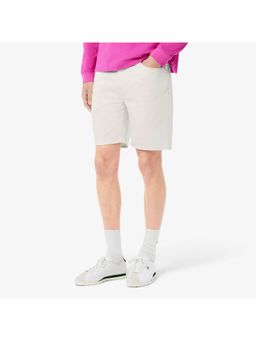 Lacoste - Straight Fit Denim Bermuda Shorts