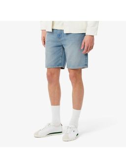 Lacoste - Straight Fit Denim Bermuda Shorts