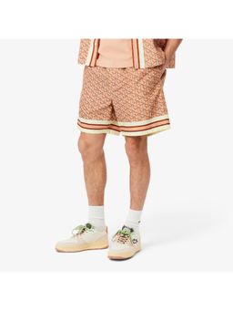 Lacoste - Lightweight Monogram Print Shorts