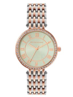 Giordano - Women Green Eleganza Collection Crystal Embellished Bezel Watch - A2083-11C (M)