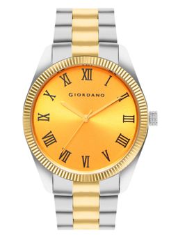 Giordano - Men Orange Roman Numeric Indices Classic Formal Analog Watch - GZ-50112-11B (M)