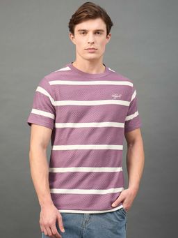 Club York - Lavender Striped T-Shirt