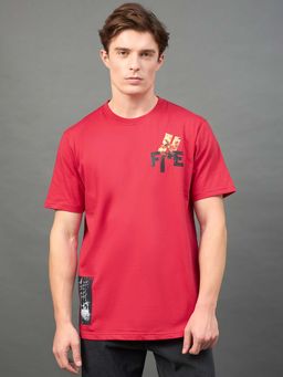 Club York - Red Printed T-Shirt