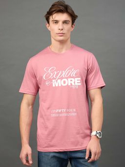 Club York - Light Pink Printed T-Shirt