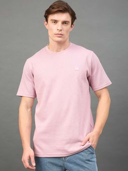 Club York - Light Pink Solid T-Shirt