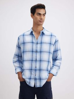 Pepe Jeans - Men's Blue Checks Shirt