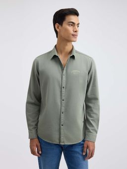 Pepe Jeans - Men's Green Over Dyed Shirt