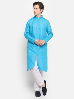 Devoiler - Regular Fit Long Kurta For Men