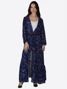 Mod & Shy - Printed Longline Tie-Up Shrug