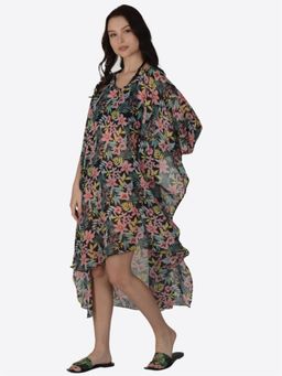 Mod & Shy - Printed Beach Cover-Up Kaftan Dress