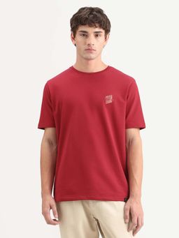 Rare Rabbit - Red Cotton Regular Fit Graphic Print T-Shirt