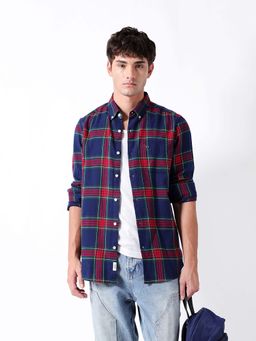 The Bear House - Multi-Color Slim Fit Shirt