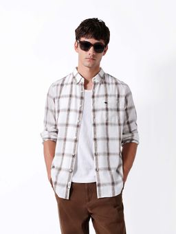 The Bear House - White Slim Fit Shirt
