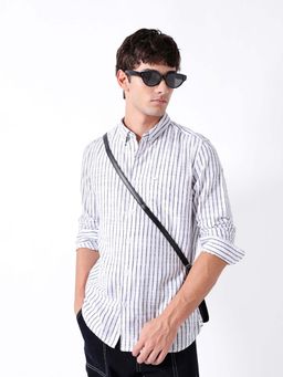 The Bear House - White Slim Fit Shirt