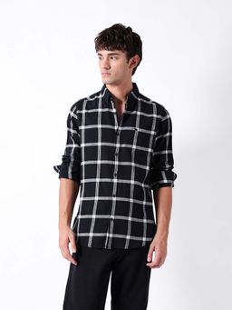 The Bear House - Black Slim Fit Shirt