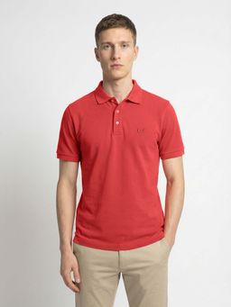 The Bear House - Red Polo Half Sleeve T-Shirt