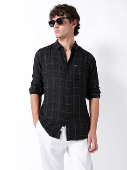 The Bear House - Black Slim Fit Shirt