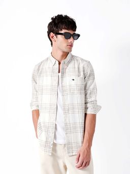 The Bear House - White Slim Fit Shirt