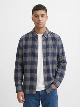 The Bear House - Grey Slim Fit Shirt