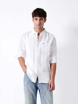 The Bear House - White Slim Fit Shirt