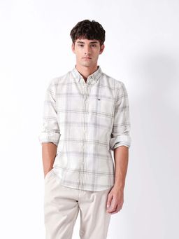 The Bear House - White Slim Fit Shirt