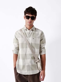The Bear House - Green Regular Fit Shirt