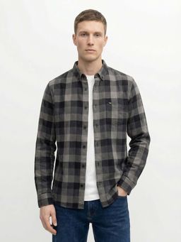 The Bear House - Grey Slim Fit Shirt