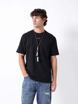The Bear House - Black Half Sleeve T-Shirt