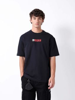 The Bear House - Black Dropshoulder T-Shirt