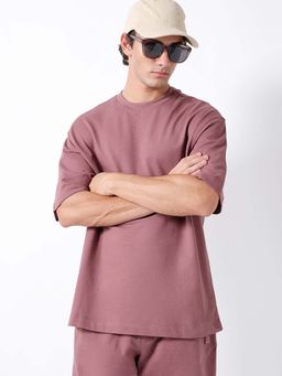 The Bear House - Pink Dropshoulder T-Shirt