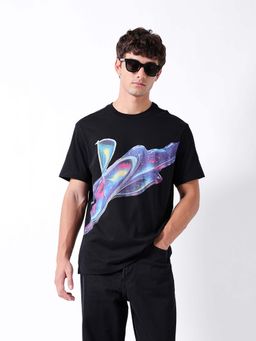 The Bear House - Black Half Sleeve T-Shirt