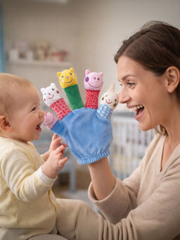 Mi Arcus - Peppa Pig finger toy designed for fun and interactive play-Blue